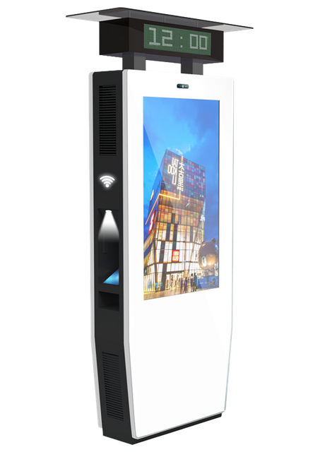 Lg 디스플레이가 포함된 다용도 4K 야외 프리스탠딩 디지털 사이니지