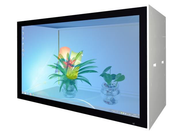 맞춤형 박물관 투명 LCD 디스플레이 쇼케이스