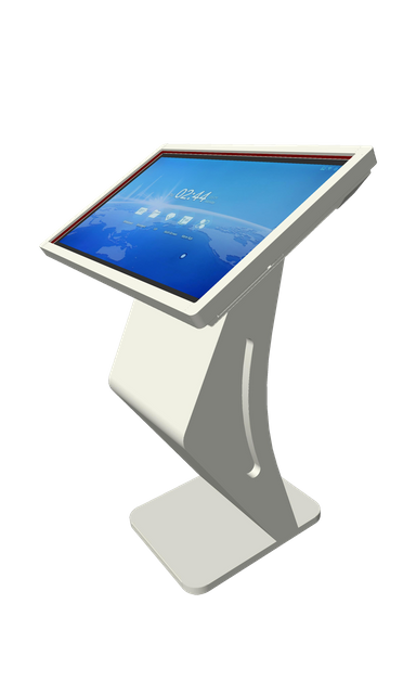 보안 박물관 경사 터치 스크린 디지털 키오스크