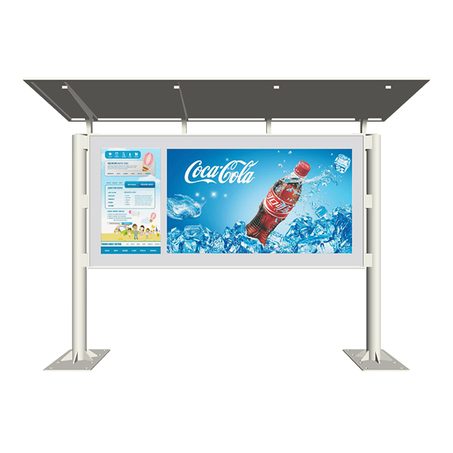 옥외 광고 선수 Hhigh 광도 똑똑한 버스 정류소 전시 